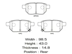 ������� �������� ������ Toyota Auris 1.4VVT-i -2.2D 07 Masuma MS1519 ����