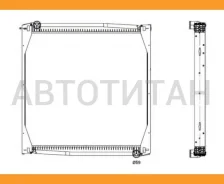 �������� ������� ���������� �������/�������� 860x964,6x48 Scania 94/114/124/144(95) 519587 ����