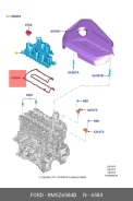 ��������� ��������� ������ (1704081 ) Ford [BM5Z6584B] BM5Z6584B ����