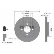 ���� ��������� �������� ������������� (�������� 2��) Textar 92012103 92012103 ����