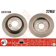 ��������� ����� (1 503 070, 34 21 1 503 070, 34 21 6 774 987, 34211503070, 34216 TRW DF4198 DF4198 ����