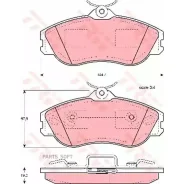 ������� ��������� �������� AUDI 80 (B4) 2.6, 2.8 TRW GDB815 GDB815 ����
