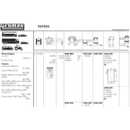 ������� ��� � �������� Toyota D 92.5 0.5 2L/2L-II Cresta 2.4 D/ HiAce 2.4 D/ HiLux 2.4 D 2446 cm Yenmak 3992050 3992050 ����