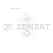 ���� ����. ����. Nissan Primastar (X83) 02- Renault Trafic III 01- Opel Vivaro A Zekkert BS6656 BS6656 ����