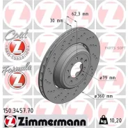 ���� ��������� BMW E82 3.0M 11-/E90/E92/E93 4.0 M3 07- ��� L 360X30 Formula Z Zimmermann 150345770 150345770 ����