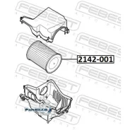 ������ ��������� FORD Focus 04-/Volvo S40/V50 04- Febest 2142001 2142001 ����