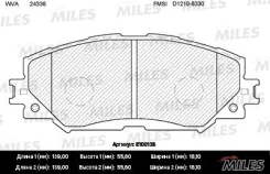 ������� ��������� �������� (��� �������) (����� Semi-Metallic) Toyota Auris 1.4-1.6 07-/Corolla 1.4 07-/RAV 4 06- (TRW GDB3425) E100135 Miles E100135...