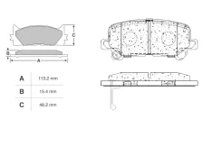 ������� ��������� ������ Chevrolet Trailblazer II 31UX 2012-2016, Honda Pilot II 2008-2011, Pilot II 2011-2015 Cworks C12CR0160 C12CR0160 ����