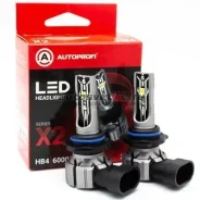 ����� ������������ Autoprofi, �2 ������, HB4, 12V / 15W, 6000K, 4000 Lm, �������� 2 �� X2HB4 ����
