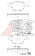 ������� ��������� �������� (�������) Volkswagen Transporter T5 16 (F) 03- ABS 37416, �������� 37416 ����