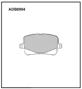 ������� ��������� �������� (�������) Toyota Estima/Lusida 2.4, Previa 2.0, 2.4 Allied Nippon ADB0904, �������� ADB0904 ����
