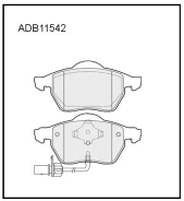 ������� ��������� �������� (�������) AUDI/Skoda A4 FR 01/03- Allied Nippon ADB11542, ������ �������� ADB11542 ����