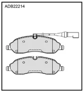 ������� ��������� �������� (�������) FORD Transit 2.2TDCI 14 Allied Nippon ADB22214, �������� ADB22214 ����