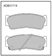 ������� ��������� �������� (�����) Hyundai Santa FE II (CM) 2.7 V6 GLS 03.2006 - 12.2009 Hyundai H-1 / Starex MPV 2.5 CRDI 12.2002 - Allied Nippon ADB...