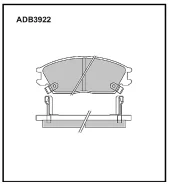 ������� ��������� �������� (�������) Hyundai Accent, Lantra, PONY, Allied Nippon ADB3922, �������� ADB3922 ����