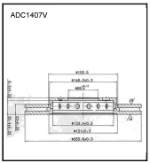 ���� ��������� (�������) VW POLO Saloon (602, 604, 612, 614) 1.6 05.2010 - Skoda Rapid (NH3) 1.6 05.2015 - Allied Nippon ADC1407V, �������� ADC1407V �...
