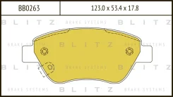 ������� ��������� �������� �������� OPEL Corsa 06 - Blitz BB0263 BB0263 ����
