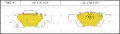 ������� ��������� �������� (�����) JEEP Grand Cherokee 10- Blitz BB0514, ������ BB0514 ����