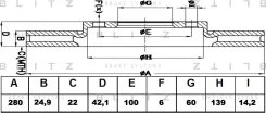 ���� ��������� �������� ������������� OPEL Astra/Meriva 04- Blitz BS0178 BS0178 ����