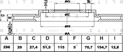 ���� ��������� �������� ������������� Chevrolet Captiva 06-OPEL Antara 06- Chevrolet Captiva 06-/ OPEL Antara 06- Blitz BS0227 BS0227 ����