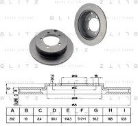 ���� ��������� ������ Mitsubishi Lancer/Outlander/Space Runner/Eclipse 95- Blitz BS0305 BS0305 ����