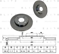 ���� ��������� �������� VW Golf 83- Blitz BS0335 BS0335 ����