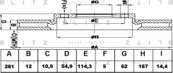 ���� ��������� ������ Toyota RAV4 05- Blitz BS0417 BS0417 ����
