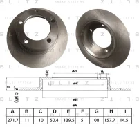 ���� ��������� (�������) LADA Niva 2121/2131 76- Blitz BS0619, �������� BS0619 ����