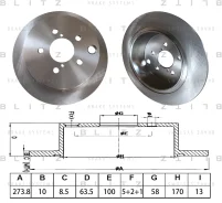 ���� ��������� ������ Subaru Forester/Impreza/XV 12- Blitz BS0556 BS0556 ����