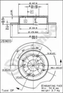 ���� ��������� UV Coated (�����) Honda Accord VI Coupe (CG) 2.0 i 16V 02.1998 - 06.2003 Acura CL Coupe 2.3 Vtec 10.1998 - 09.2000 Brembo 08580321, ���...