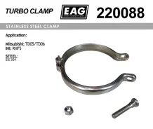 ����� ������� Mitsubishi TD05/TD06, IHI RHF5 SS304 Mitsubishi TD05/TD06, IHI RHF5 SS304 EAG EAG 220088 220088 ����