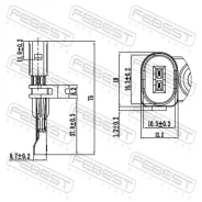 ������ abs (�����) SEAT, Volkswagen, AUDI, Skodae-GOLF, E-Crafter, GOLF BC, Touran, LEON 5 Febest 23606016, ������ 23606016 ����