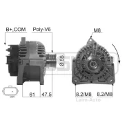 ��������� 14V 110A Renault Clio III 09-/Kangoo 08-/Megane II 03-09/Twingo II 08-/Wind 10- 210515 ����