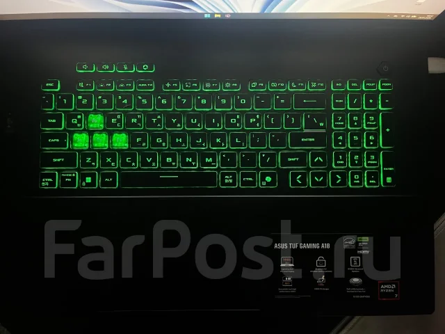 Asus TUF Gaming A18. 18", 5,1����, ��� 16 ��, ���� 500���, WiFi: 1, Bluetooth: 1, ����������� �� 4��. ����
