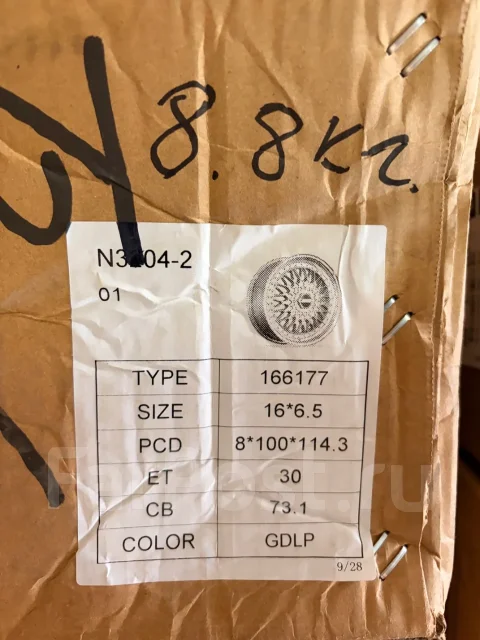 BBS. 6.5x16", 4x100, 4x114.3, ET30, �� 73,1���. ����