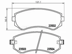 ������� ��������� Akebono AN-277WK, ������ AN277WK ����