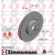���� ���������! Sport �����. ���. 348x36/66-5x112 BMW F01/F07/F10/F11 2.0-3.0i/D 10 Zimmermann 150293652 150293652 ����
