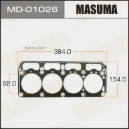 ��������� ��� Toyota 5K 1.60 �� Masuma MD01026 MD01026 ����