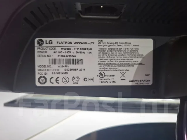 LG. 22", ���������� �� (LCD, LED, QLED) ����