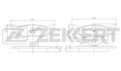 ��������� ������� ������ Chrysler PT Cruiser all 00 BS1339 BS1339 ����