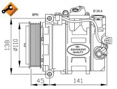 ���������� ������������ Mercedes BENZ R230 SL/ W203/ W220 [178NRF32214] 32214 ����