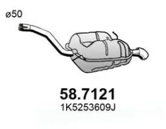 ��������� �������� VW Jetta (2006-2011) [178ASSO587121] 7121 ����