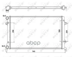 �������� �������� AUDI A3 [8P1]/ SEAT Altea/ Skoda Octavia (A5 1Z-) 650x415x34 [178NRF53405A] 53405A ����