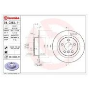 ���� ��������� ������ BMW 2-����� F45/F46 [178Brembo08C35211] 08C35211 ����