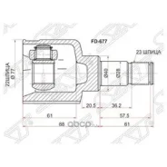 ���� (�������/ �����) Ford Fiesta 02-12 / Focus 04- [178Satfd677], �������� FD677 ����