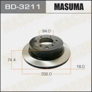 ���� ��������� Masuma BD3211 Mitsubishi Pajero / V97W BD3211 ����