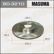 ���� ��������� Masuma BD3210 Mitsubishi ASX, Outlander [��.2] BD3210 ����