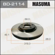 ���� ��������� Masuma BD2114 Nissan Murano / Z50 BD2114 ����