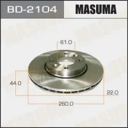 ���� ��������� Masuma BD2104 Nissan Micra, NOTE / K12E, E11E 02 [��.2] BD2104 ����