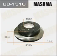 ���� ��������� Masuma BD1510 Toyota LAND Cruiser / KDJ90L BD1510 ����